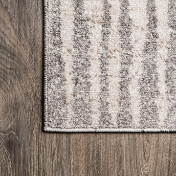 Skoura Modern Bold Stripe Area Rug